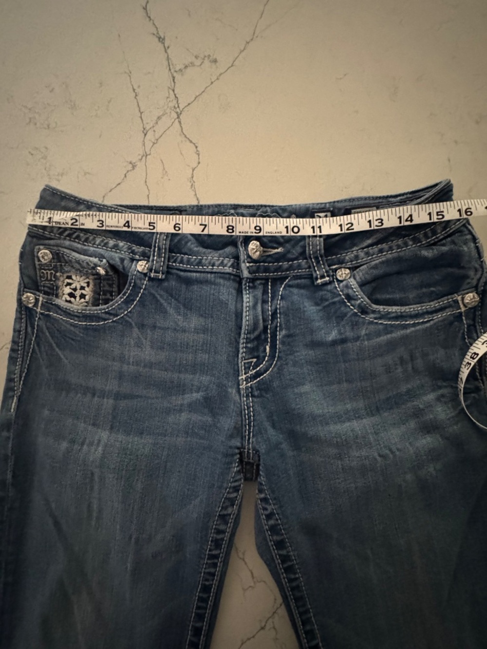 Miss Me Capri Jeans Size 31 - Picture 6 of 10